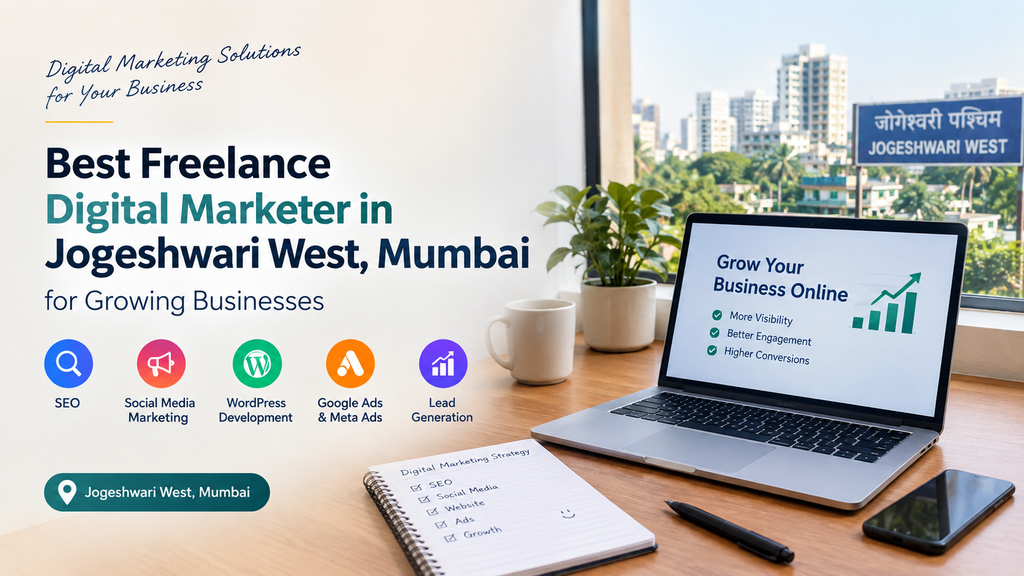 Best Freelance Digital Marketer in Jogeshwari West, Mumbai for Growing Businesses